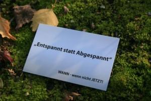 Wellness - entspannt statt abgespannt